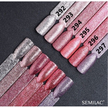 SEMILAC Lakier hybrydowy 294 Rose Pink Shimmer - 7 ml